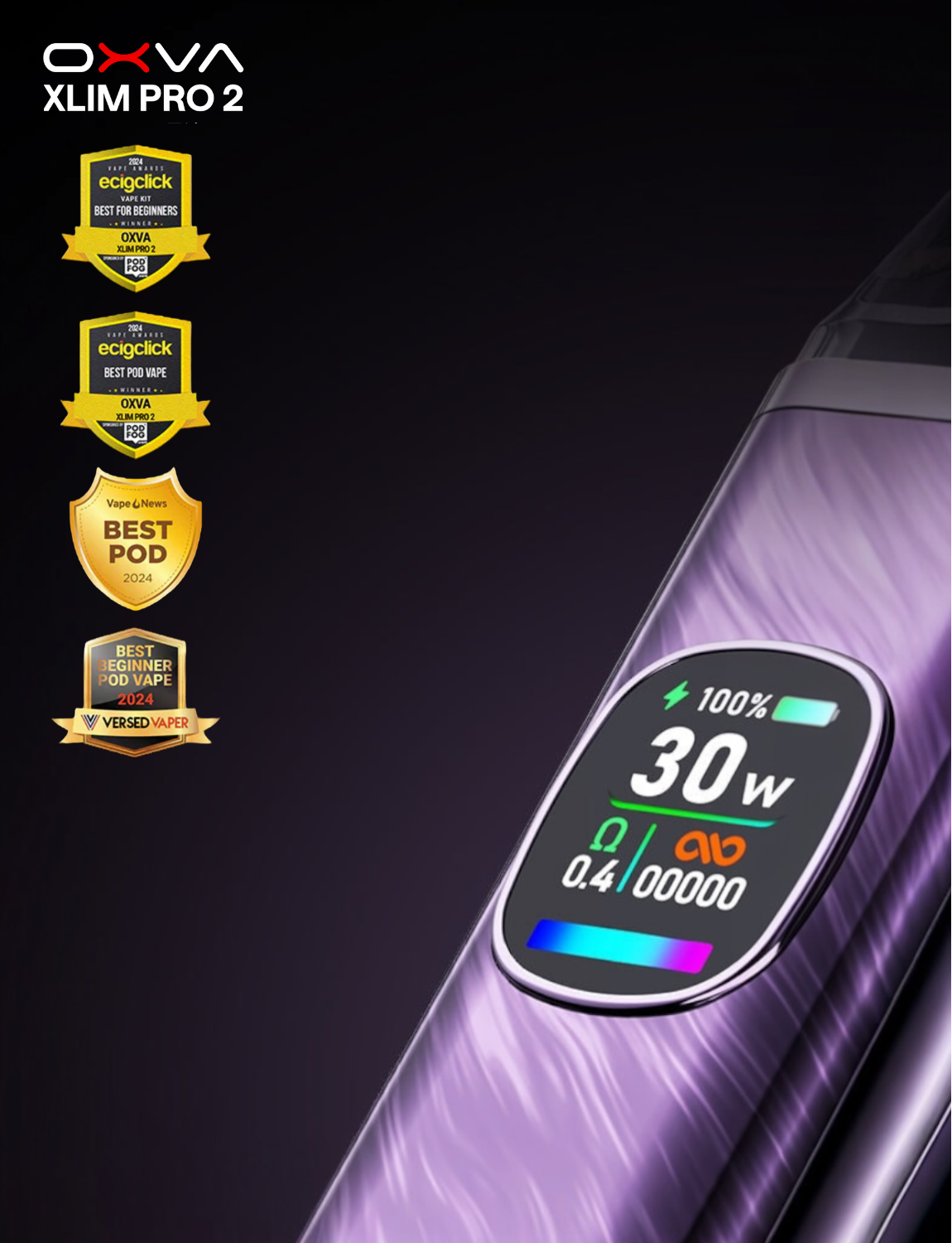 精工版 高端品質 OXVA Xlim Pro 2 Pod 小蠻牛 三代 PRO2 主機套裝 小主機套裝