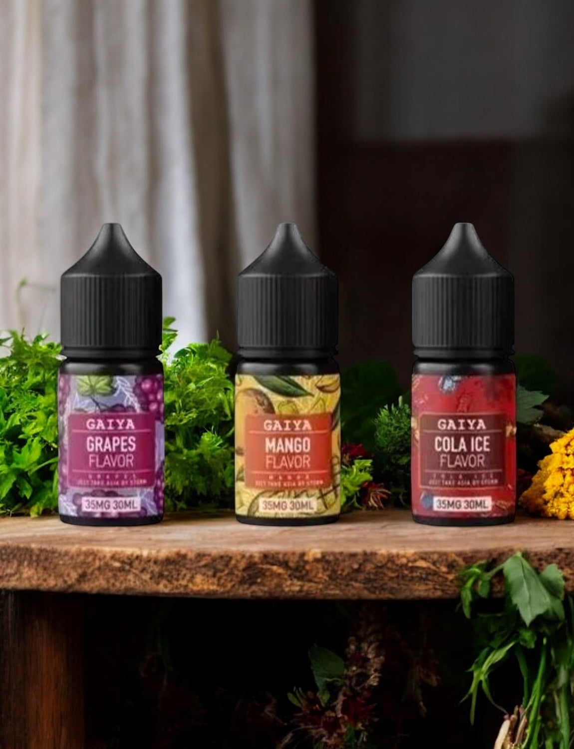 原廠正品 買5送1免運 GAIYA 蓋亞 30ML 35MG  電子煙油 煙油 小煙油  40種口味