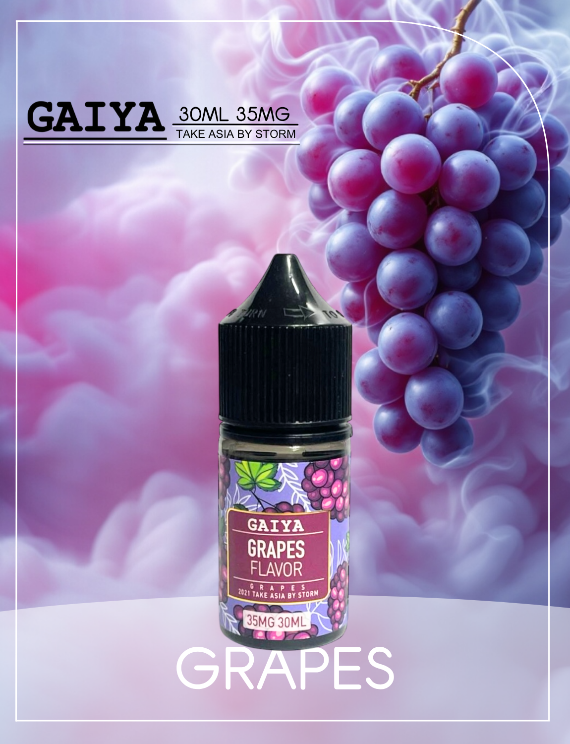原廠正品 買5送1免運 GAIYA 蓋亞 30ML 35MG  電子煙油 煙油 小煙油  40種口味