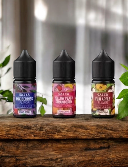 原廠正品 買5送1免運 GAIYA 蓋亞 30ML 35MG  電子煙油 煙油 小煙油  40種口味