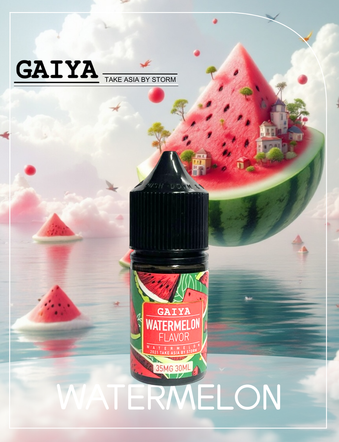 原廠正品 買5送1免運 GAIYA 蓋亞 30ML 35MG  電子煙油 煙油 小煙油  40種口味