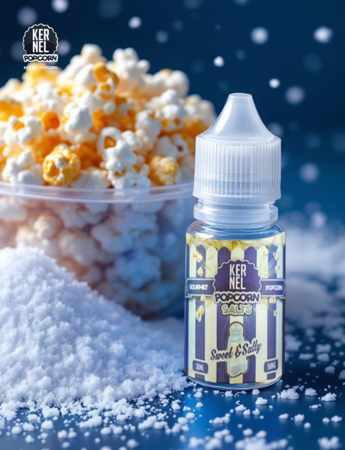 原裝正品 買5送1免運 KERNEL 爆米花 海鹽爆米花  30ML 25MG 電子煙油 煙油 小煙油 丁鹽