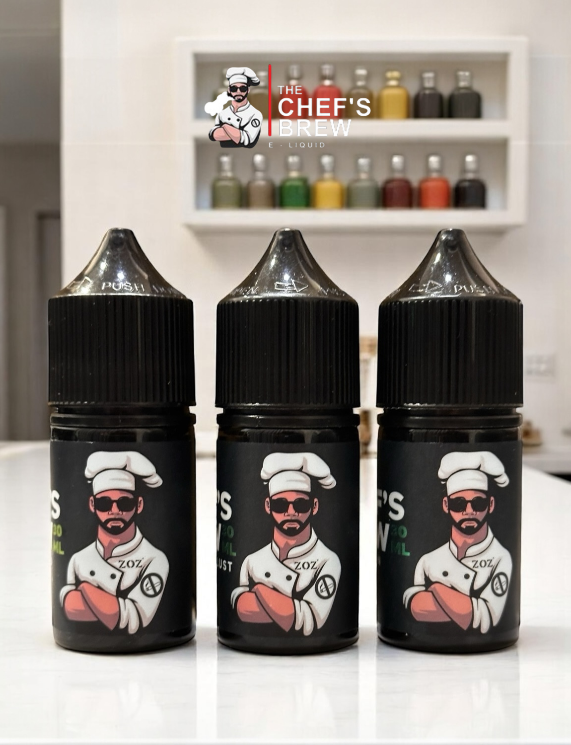 原裝正品 買5送1免運 美國進口 廚師佳釀 30ML 36MG 電子煙油 煙油 小煙油 丁鹽