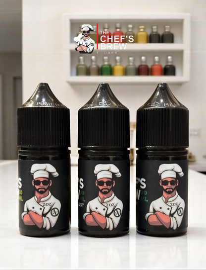 原裝正品 買5送1免運 美國進口 廚師佳釀 30ML 36MG 電子煙油 煙油 小煙油 丁鹽