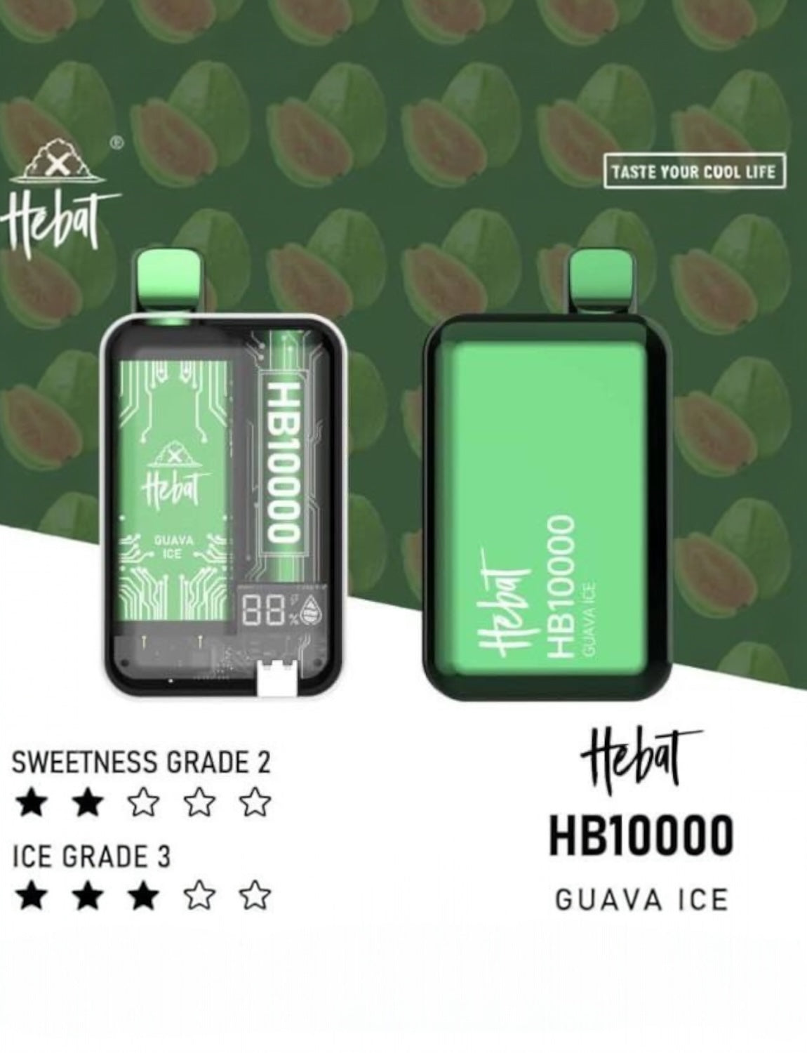 HEBAT 喜貝10000口一次性電子煙| 拋棄式 | 可重複充電 | 正品現貨供應