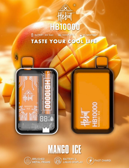 HEBAT 喜貝10000口一次性電子煙| 拋棄式 | 可重複充電 | 正品現貨供應