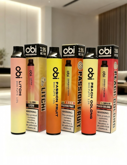 原廠正品 Obi 8000口 一次性 喜八辣 聯名 拋棄式 13ML 大容量 電子煙 小煙 非 ILIA 哩啞 LANA 喜貝 喜八辣 RELX