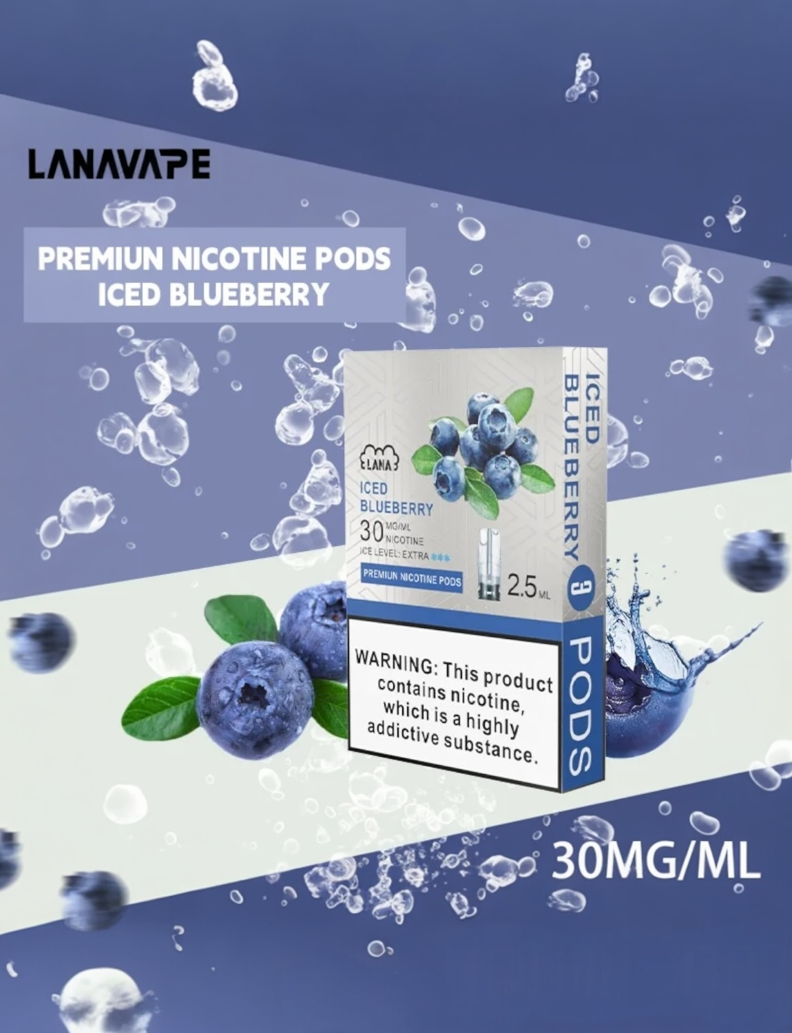 原裝正品 LANA 藍光 煙彈 RELX/SP2/ILIA/哩啞/通用煙彈