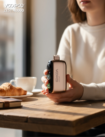 VOOPOO ZEST 四萬口|最強拋棄式口糧  三檔尼古丁調節 可調氣流|一次性  電子煙| 拋棄式 | 可重複充電 | 正品現貨供應
