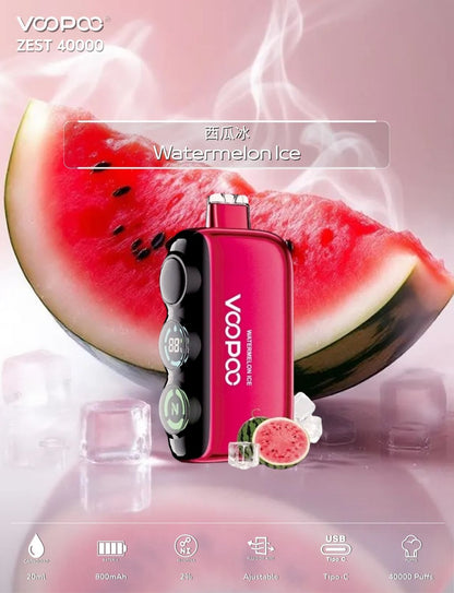 VOOPOO ZEST 四萬口|最強拋棄式口糧  三檔尼古丁調節 可調氣流|一次性  電子煙| 拋棄式 | 可重複充電 | 正品現貨供應