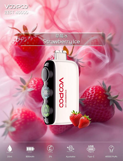VOOPOO ZEST 四萬口|最強拋棄式口糧  三檔尼古丁調節 可調氣流|一次性  電子煙| 拋棄式 | 可重複充電 | 正品現貨供應